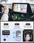 BAKEN CarPlay Wireless Adapter for Factory Wired CarPlay 2024 Upgrade Plug & Play Dongle Converts Wired to Wireless Fast and Easy Use Fit Compatib...