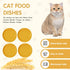 4 Pcs Whisker Fatigue Relief Cat Bowl Shallow Cat Food Dish 6 Inch Cat Wet Feeding Bowls Wide and Short Legged Cat and Small Pet Plate for Kittens...