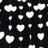 52Ft Valentines Day Party Decorations White Heart Garland White Love Heart Hanging Paper Streamer Banner for Wedding Anniversary Bridal Shower Eng...