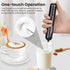 Handheld Milk Frother, Battery Operated Electric Foam Maker and Mixer for Drinks (Black)...
