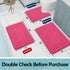 Arotive Memory Foam Bathroom Rug Mat 24x16, Ultra Soft and Absorbent Bath Mat, Machine Wash Dry, Comfortable Bath Rug Carpet for Bathroom Floor, T...