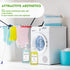 2 Pcs Laundry Soap Dispenser 64 oz Liquid Laundry Detergent Dispenser Plastic Laundry Detergent Container Fabric Softener Dispenser with Pumps Cap...