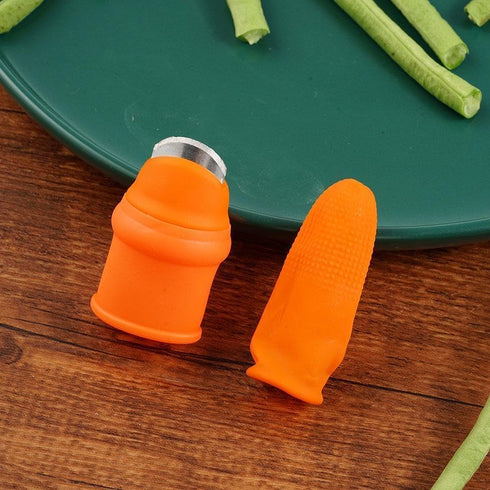 Garden Silicone Thumb Cutter Set, Separator Finger Plant Fruit Picking Tool, Fruit and Vegetable Picking Potted Plants Trim Silicone Thumb Tool fo...