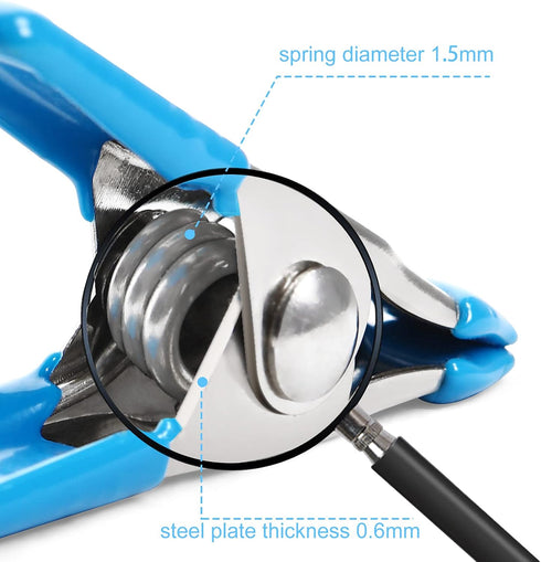 Small Spring Clamps for Woodworking,Backdrop Clips,Mini Clamps for Crafts,Photography Studio and Muslin Backdrop,Metal Heavy Duty 2Inch 30PCS...