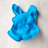 Bunny Holding Egg Cake Pan, BPA Free and Non-Stick Rabbit Silicone Bakeware Mold for Baking Easter Day Party Cake Dessert (Random Color)...