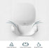 Lenink Wall Mount Compatible with Ecobee Smart Sensor, 2 Pack Smart Sensor Wall Holder Replacement Intelligent Robot Model (White)...