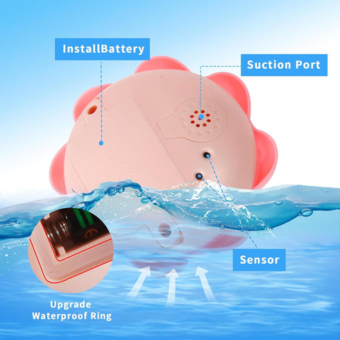 Baby Bath Toys, Light Up Automatic Spray Water Octopus Bathtub Toys for Baby 1 2 3, Sprinkler Pool Toys Gifts for Toddlers Kids 6-12 Months Infant...