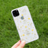 Compatible with iPhone 15 Plus Flower Case, Soft Clear Rubber Pressed Dry Real Flowers Case Girls Glitter Floral Cover Clear case with Flowers for...