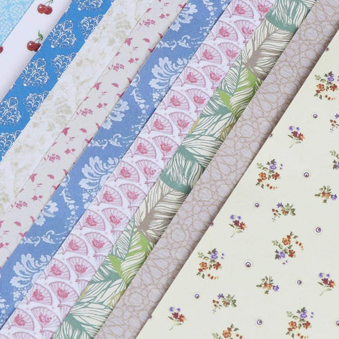 10 Sheets Dollhouse Floorboards Miniatures Dolls House Floor Paper Card Sticker Effect Paper Flooring Paper Gloss Card Sheet Mini Lovely Wall Pape...