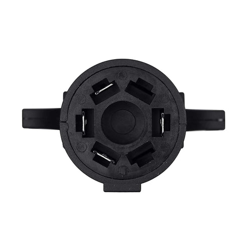 Miady Trailer Wiring Adapter, Heavy Duty Weatherproof 7 RV Blade to 4 Flat Trailers Light Connector Plug...