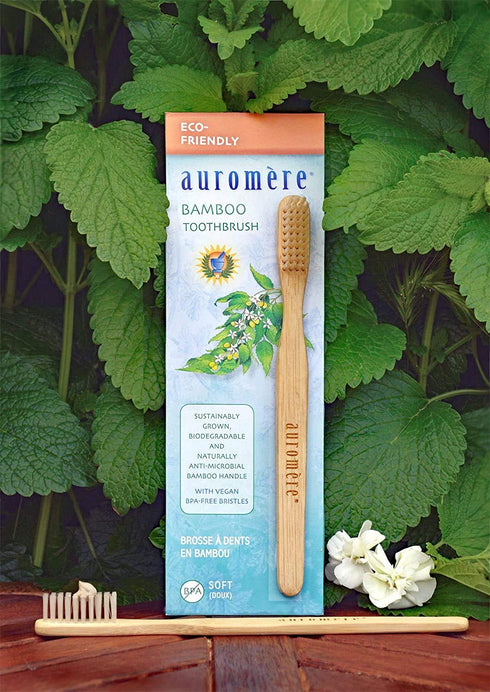 Auromere Bamboo Toothbrush (6 Pack)...