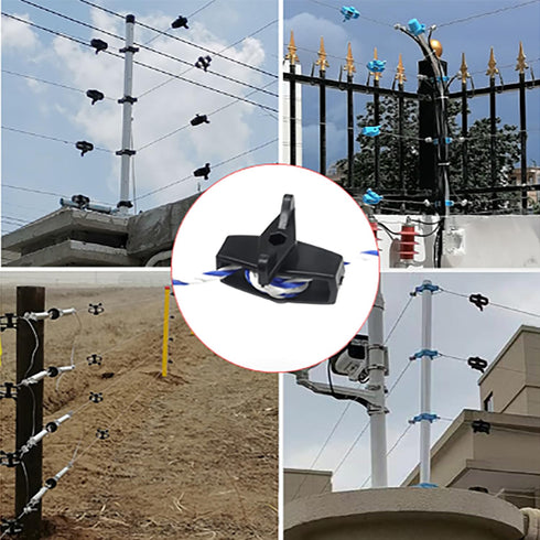 Electric Fence Tightener ZZLZX 4PCS Black in line Tensioner, Wire Tensioner Portable Tape Tighteners...