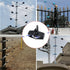 Electric Fence Tightener ZZLZX 4PCS Black in line Tensioner, Wire Tensioner Portable Tape Tighteners...