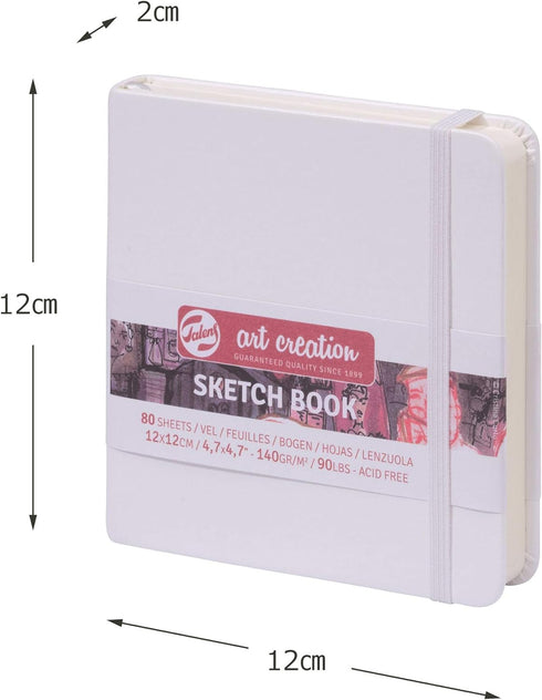 Talens Art Creation Sketchbook White 12X12 cm, 140 Grams...