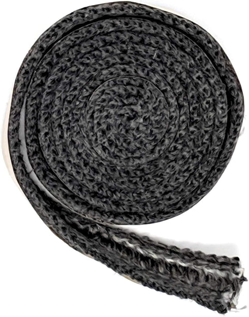 Midwest Hearth Wood Stove Replacement Gasket for Woodburning Stoves - Graphite Impregnated Fiberglass Gaskets (11/16" x 3/16" x 54" Flat Tape w/Se...