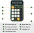 M&G Desk Calculator with Mechanical Buttons, 12 Digit Large LCD Display, Big Button Calculator for Office Home School, Bottom Antiskid, Battery In...