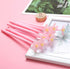 YYaaloa 12pcs Cute Pink Flower Gel Ink Pens Writing Pens 0.5 mm Black Ink Fun Kawaii Pens Bulk for Kids Office School Supplies...