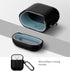 LOPIE Carbon Fiber Texture Case for AirPods 2nd Generation with Cleaner Kit - Vegan Leather Case Cover for AirPods 2nd / 1st Gen (2019/2016), Prot...