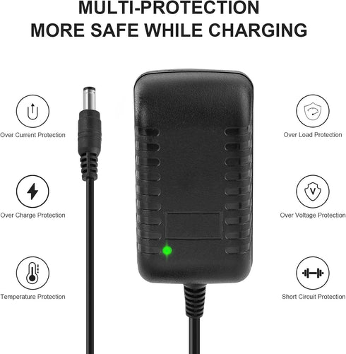 12V ~ 12.61A Massage Gun Charger for 12.6V Power Cord Universal Adapter Switch Power Supply Adapter Charger...