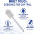 SPARTA 367600TC02 Plastic Household Dish Brush, Dish Brush, Dish Scrub Brush With Lightweight Or Break Resistant? For Cleaning, 11 Inches, White...