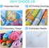KYOQFVN Landscape Cross Stitch Kits, 11CT Counted Cross Stitch Kits for Adults, Stamped Cross Stitch Patterns Needles Supplies, Beginner Embroider...