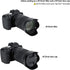 JJC EW-78F Lens Hood Reversible Lens Shade Cover for Canon RF 24-240mm F4-6.3 is USM Lens on EOS R6 R5 Mark II R8 R3 R1 RP R Camera Replace EW-78F...