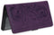 Christian Art Gifts Purple Faux Leather Checkbook Cover for Women - I Can Do Everything Through Him - Bi-fold Checkbook Cover for Duplicate Checks...