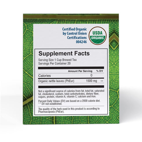 Good Nature Organic Nettle Tea, 1.058 Ounce...