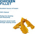 Best Bully Sticks Chicken Breast Dehydrated Dog Treats - Chicken Fillet Treats for Dogs 8 oz. - All Natural High Protein Real Chicken Premium Jerk...