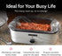PanSaver Cooking Liners - Disposable Electric Roasting Pan Liners for Instant Cleanup with No Scrubbing - Foil, 2 Count...