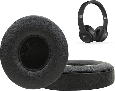 Ear Pads Cushions for Beats Solo3/Solo2 A1796/B0534 Wireless Headphones with Upgraded Memory Foam& Sweat-Proof Protein Leather (Black)......