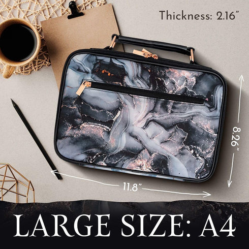 Bible Cover Water Proof, Bible Case With Zipper, Bible Cover For Women Custom Design, Bible Covers Ipad Case, Gitf for Women Lady, Carrying Book C...