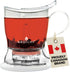 GROSCHE Aberdeen Tea Infuser Teapot & Smart Tea Maker - BPA-Free, Drip-Free Design | Coaster | Easy Brew | Easy Clean Steeper (17.7 oz - 525 ml)...