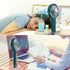 VKUSRA Handheld Fan, Mini Hand Held Fan with Base,Personal Small Battery Operated Portable Hand Fan with 4 Speeds,USB Rechargeable Makeup Desk Fan...