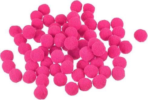 MECCANIXITY Pom Felt Balls Felting Fabric 1.5cm 15mm Rose Red for Home Crafts Project DIY Pack of 300...