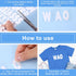 3 Sheets 1 Inch White Iron On Heat Transfer Letters and Numbers 504 Piece Alphabets Numbers Fabric Washable Iron on Letter Patches for Sports Jers...