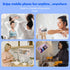 Shower Phone Holder with Wireless Bluetooth Speaker - Waterproof 480 Rotation Viewable Shower Phone Stand Case Mount Speakers for Bathroom Wall Mi...