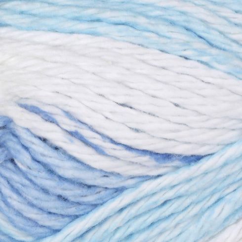Bernat Handicrafter Cotton Stripes Yarn, 1.5 oz, Gauge 4 Medium Worsted, 100% Cotton, Tie Dye Stripes......