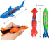 Diving Torpedo Pool Toys: Underwater Sinking Sharks, Squids, and Torpedoes - Kids' Outdoor and Indoor Swimming Activity Toy Set...