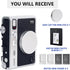 CAIYOULE Protective Lens Cap for Fujifilm Instax Mini EVO Instant Camera, Accessories for Instax Mini EVO with Lens Cover, Mini Picture Frame(NO C...