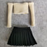 1/6 Scale Figure Clothes Sweater Top+Skirt Outfit Costume for 12 inch Female Action Figure Phicen/TBLeague (White)...