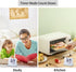 Small Digital Travel Alarm Clock Battery Operated, Portable Large Number Display Loud Alarm Clock with Temperature, Night Backlight, 12/24 H Desk ...