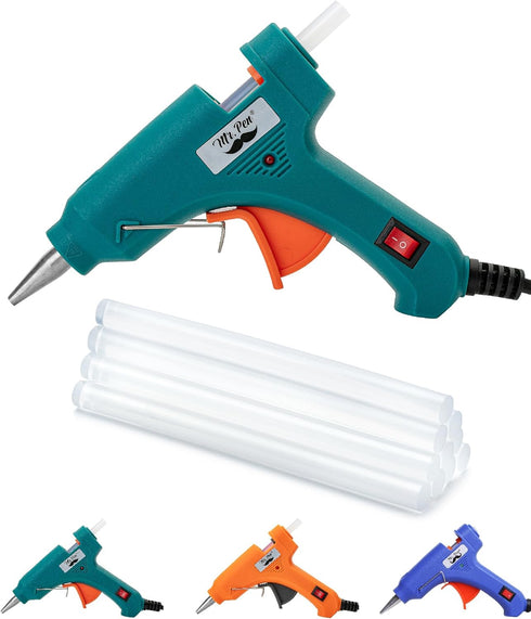 Mr. Pen- Hot Glue Gun Kit, 20W, Green, Glue Gun with 10 Glue Sticks, Glue Gun and Sticks Set, Mini Glue Gun, Mini Hot Glue Gun, Craft Glue Guns, G...