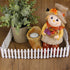 40 Inches Miniature Fairy Garden Fence, DIY Wood Picket Fence Mini Ornament for Dollhouse...
