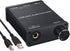 LiNKFOR USB DAC and Headphone Amplifier, Coaxial/Optical/6.35mm Headphone Output, USB to Coaxial S/PDIF Digital to Analog Converter Comaptible wit...