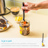 Dreamfarm Mini Supoon Non-Stick Sit-Up Silicone Scraping Cooking Spoon, Jar Scraper Measures 5ml Tsp - 8" Dreamfarm Blue...