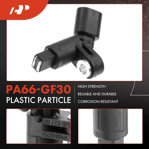 A-Premium ABS Wheel Speed Sensor Compatible with Audi, Seat & Volkswagen Models - for Jetta, TT, TT Quattro, Leon, Beetle, Cabrio, Corrado, Derby,...