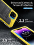 Unitedtime for iPhone 14 Pro Max Case Waterproof with Built-in Screen Protector Full Body Rugged Hard Silicone, Military Grade Shockproof Dustproo...