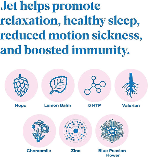 | Sleep Specialist Created | Two Step Jet Lag Relief | Relax in Flight, Energize on Arrival | Vegan | Travel Must Have | Flight & Travel Essential...