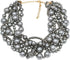 Multi Strand Crystal Rhinestone Pearl Statement Necklace for Women Choker Bib Collar Beaded Necklace Costume Jewelry Set...